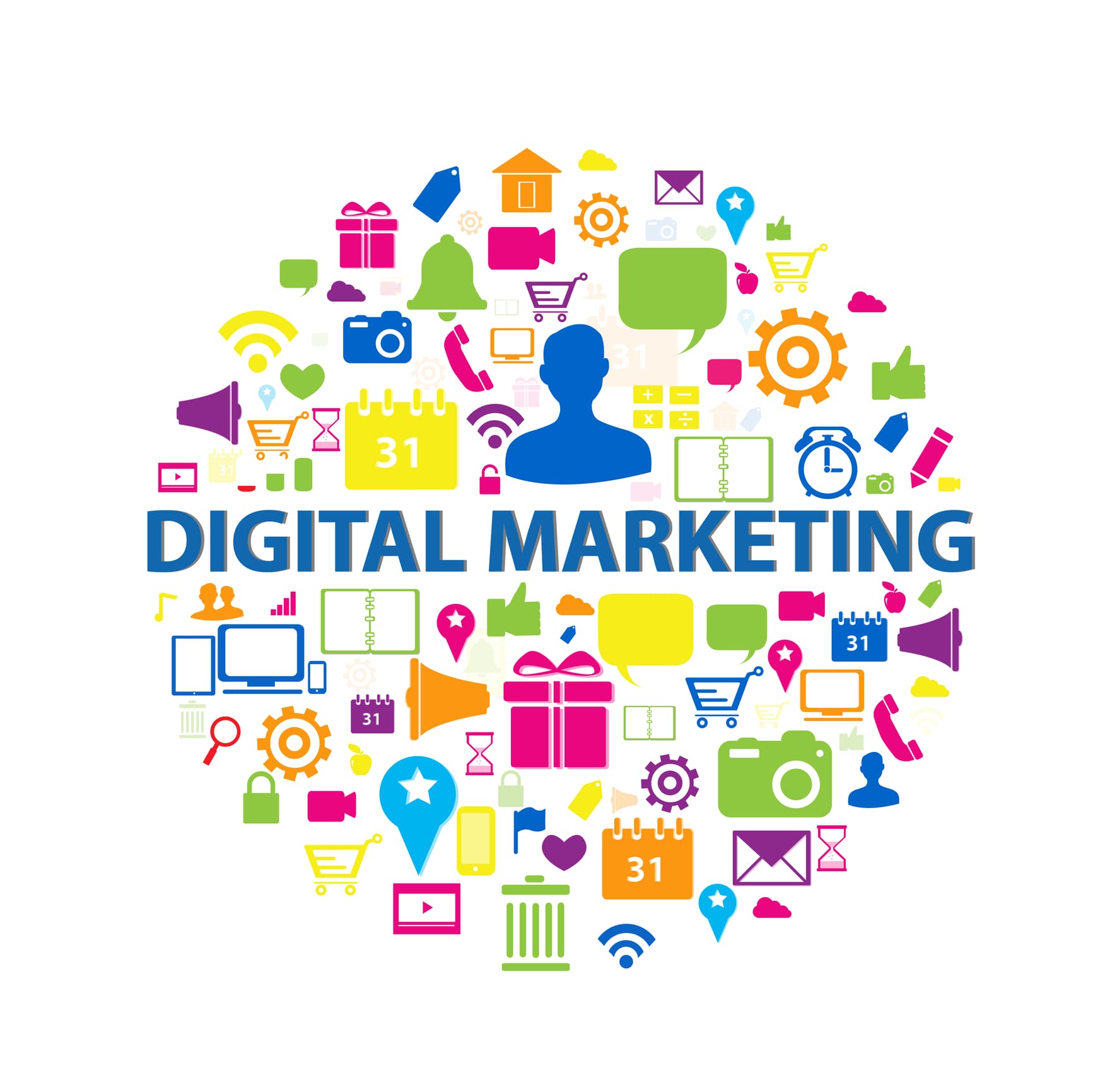 Digital Marketing illustration